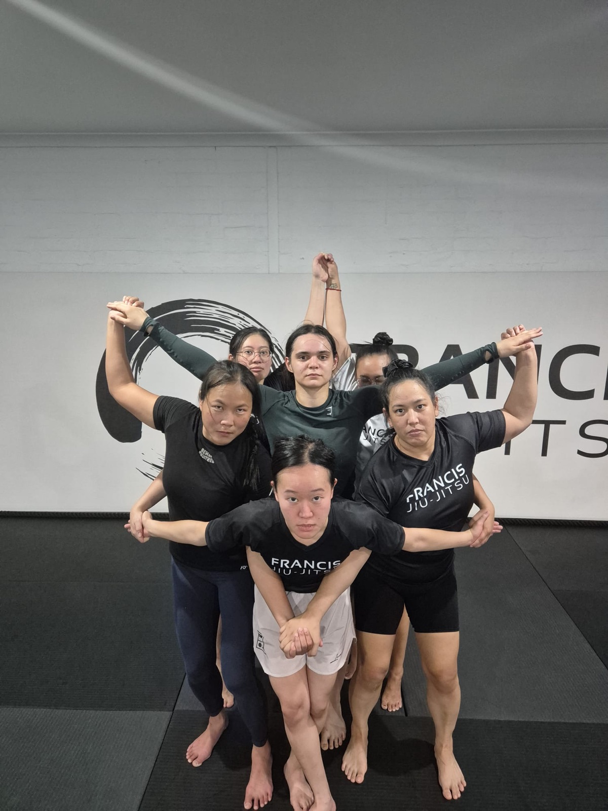 Women's BJJ class at FJJ