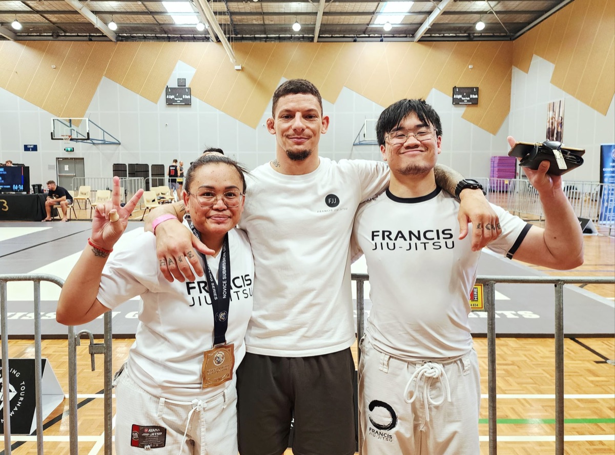 FJJ student on the competition podium at SGT Perth